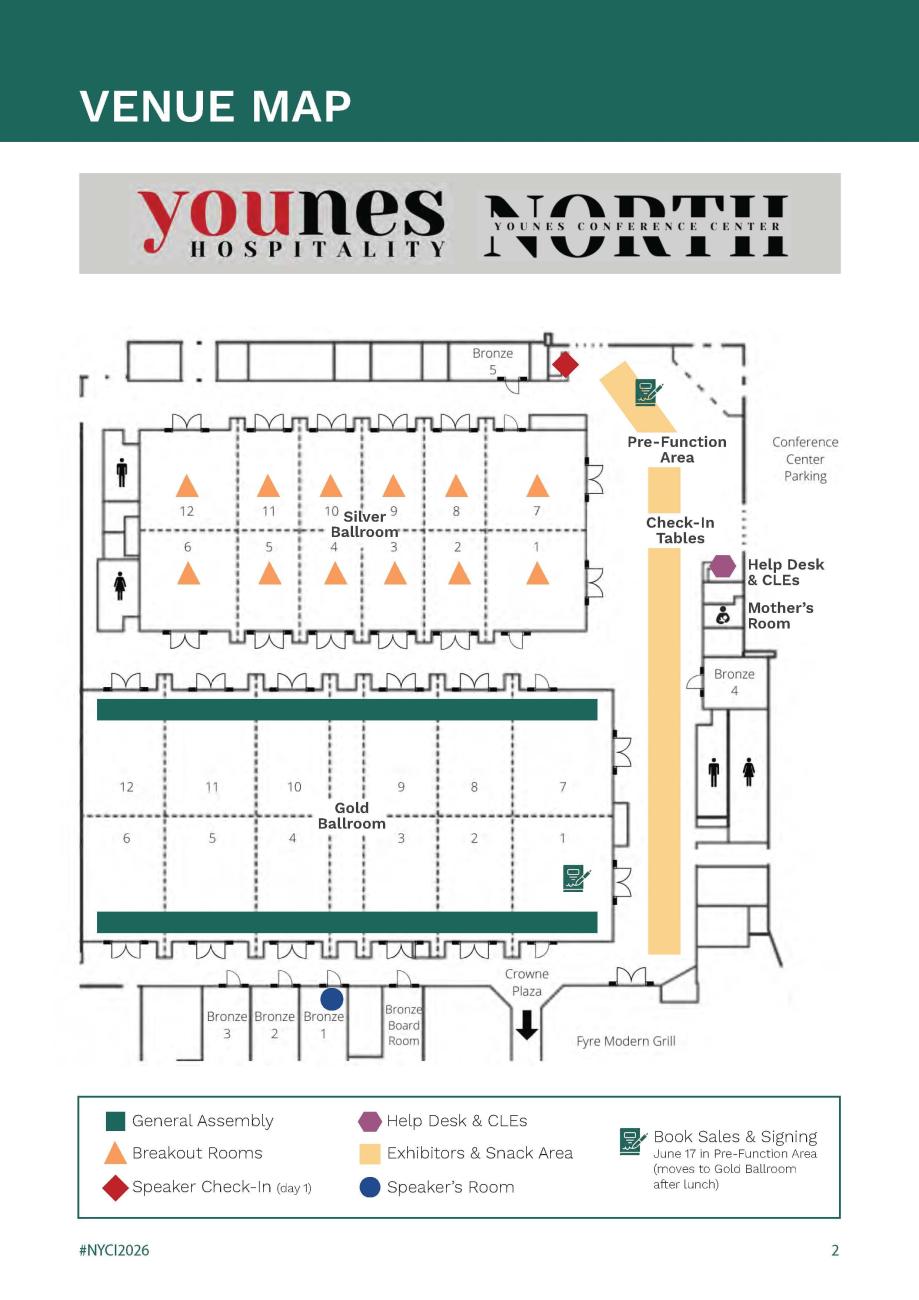 2026 NYCI Venue Map